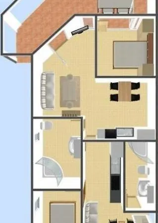 In With Sea View, Terrace, Air Conditioning, Wi-fi