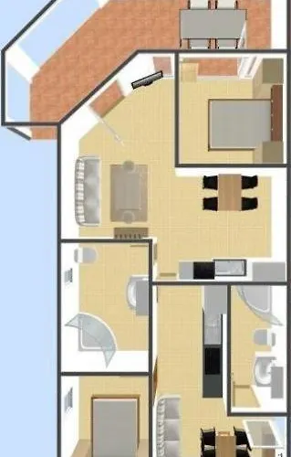 In With Sea View, Terrace, Air Conditioning, Wi-fi